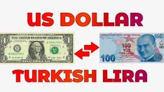 US Dollar To Turkish Lira Exchange Rate Today | USD To TRY | Dollar To Lira