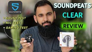 soundPEATS Clear earbuds review and unboxing| The almost perfectly balanced sounding earbuds| BUT! 