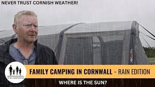 Family Camping in the Rain 2 | Wind, Waterproofs & Whinging Dad!