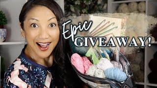 YARN GIVEAWAY 2023 KNIT & CROCHET SUPPLIES | GRATITUDE GIVEAWAY For Crochet Business or Hobby