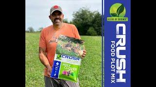 New for 2021! CRUSH® Seeds of Science™ Food Plot Mixes