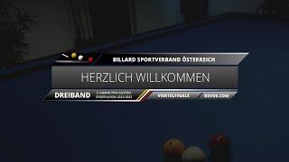 3. Dreiband Grand Prix Austria 2022/23 - Viertelfinale - Andreas Efler gg. Heimo Habermann