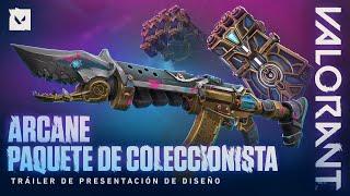 PAQUETE DE COLECCIONISTA DE ARCANE: TEMPORADA 2 // Tráiler de presentación de diseño - VALORANT