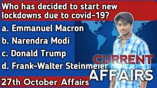 30th October Current Affairs | Today's Current Affairs | Daily Current Affairs Today | @Daily_News