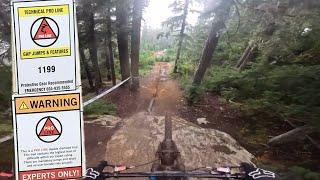 The Hardest Downhill Track In The World!!! 1199 Whistler Mountain Bike Park!!!