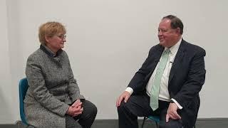 Una Parsons speaks with Glanbia Chairman and ATU Alumni Donard Gaynor