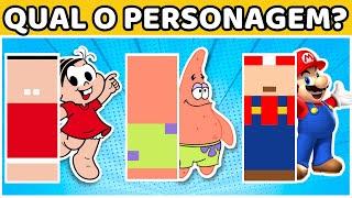 🟥ADIVINHE O PERSONAGEM PELOS BLOCOS🟦 | Filmes e Desenhos Animados| Quiz