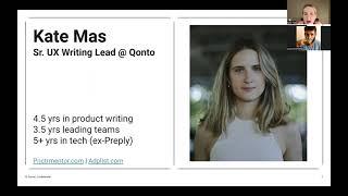 Career progression for UX writers with Kate Mas