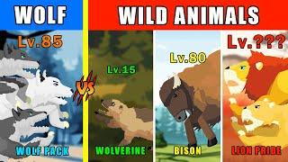 Wolf vs Animals Level Challenge [S1] | Animal Animation