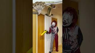 Funny video try not to laugh Pennywise vs scream ghost face anaconda snake bhoot wala #shorts #funny