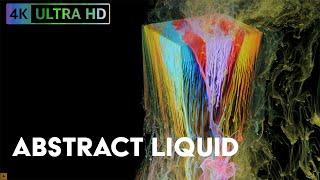 Abstract liquid! 5 hours 4k Satisfying Relaxing Music Video/Screensaver for Meditation