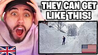 Brit Reacts to America's WORST Blizzards and Winter Storms EVER!!