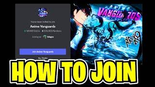 HOW TO JOIN ANIME VANGUARDS DISCORD SERVER! ROBLOX