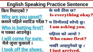 Daily Use English Speaking Course English to Nepali Translation Sentences How to Learn English Fast