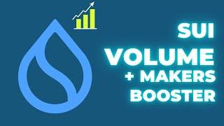 SUI Volume Maker + Boost Makers Bot  - Automate Trading Volume for SUI Tokens on Any Exchange