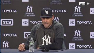 Aaron Boone discusses Giancarlo Stanton's return