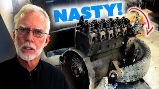 Finding Out WHY This NASTY 12 Valve Cummins has BLOWBY!