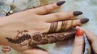 Trending Intricate Floral Bridal Fingers Mehndi Design 2024 | Step by Step Tutorial | Henna Fever