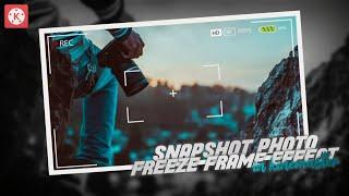 Snapshot photo Freeze frame effect in Kinemaster | Kinemaster Tutorial