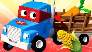 Truck videos for kids -  The Super Wagon truck - Super Truck in Car City