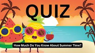 Ultimate Summer Trivia Quiz for Kids: Fun in the Sun!