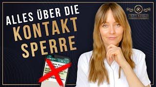 Alles über die Kontaktsperre: So holst du dir deine:n Ex zurück! | Steffi Kessler