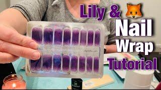 LILY & FOX NAIL WRAP TUTORIAL FOR BEGINNERS