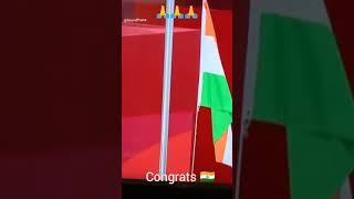 Neeraj Chopra GOLD Moment in Olympics - National Anthem Echoes