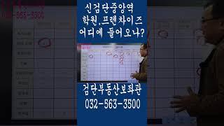 신검단중앙역 학원 커피숍 프렌차이즈 어디에?