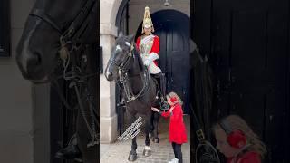 A Touch of Kindness: When the King's Guard Met a Special Little Girl" #Shorts