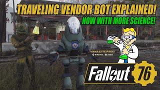 Fallout 76: Best way to farm traveling vendor bot responder for rare outfits and plans! (So easy!)