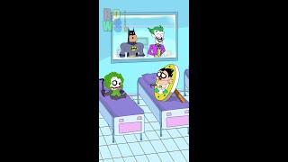Baby joker Vs Baby robin Bowser12345 #teentitansgo #batman #joker #shorts