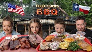 New Zealand Family try real Texas BBQ for the first time! (TERRY BLACK'S)