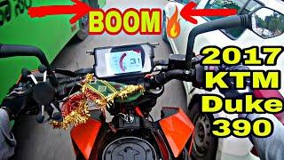 2017 KTM Duke 390 | Ride and short review | Real beast | Pickup test