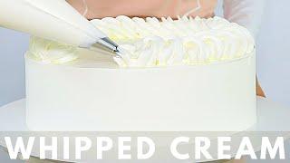 HOW TO WHIP PERFECT WHIPPED CREAM FOR CAKES AND DESSERTS │ NON DAIRY WHIPPING CREAM │ CAKES BY MK