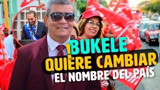 Chino Flores cree Bukele cambiara el Nombre del Pais  / Bukele Reacciona al Chile