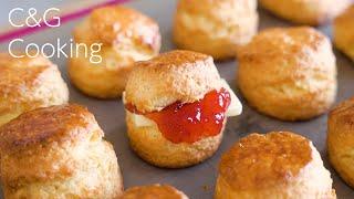 How to make a scone with a rich buttery scent