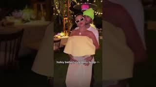#haileybeiber cute lil bump 🫶 #justinbieber #celebrity #news #celebritynews #celebsnews