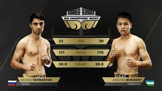 60kg Tovmasyan Arshak (RUS) vs Buriboev Abduvali (UZB) | IBA Champions’ Night | March 7, 2025