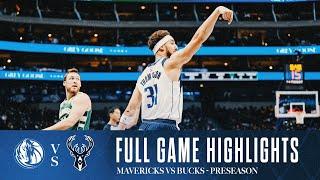 Dallas Mavericks Highlights vs. Milwaukee Bucks | October 17, 2024