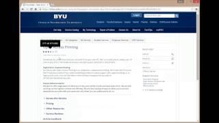 Access BYU Print Drivers