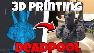 3D Printing Deadpool In Resin