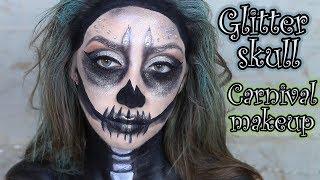 Carnival makeup- Glitter skeleton- Σκελετός | Polinasbeauty