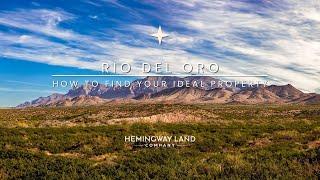 NEW MEXICO LAND FOR SALE: Rio Del Oro Subdivision - How To Find Your Ideal Property