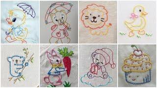 Hand embroidery designs for baby dresses || Embroidery designs