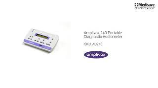 Amplivox 240 Portable Diagnostic Audiometer AU240