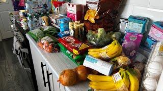 Weekly grocery haul Feeding a large uk family £216 spent at Tesco