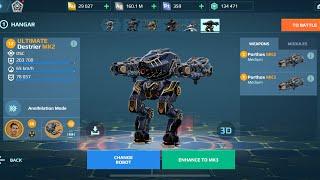 Ultimate Destrier Porthos | War Robots Gameplay