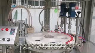 Test tube filling machine with English subtitles