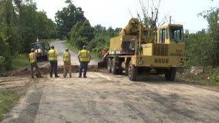 Potsdam highway crews hustle to repair town roads damaged by storm